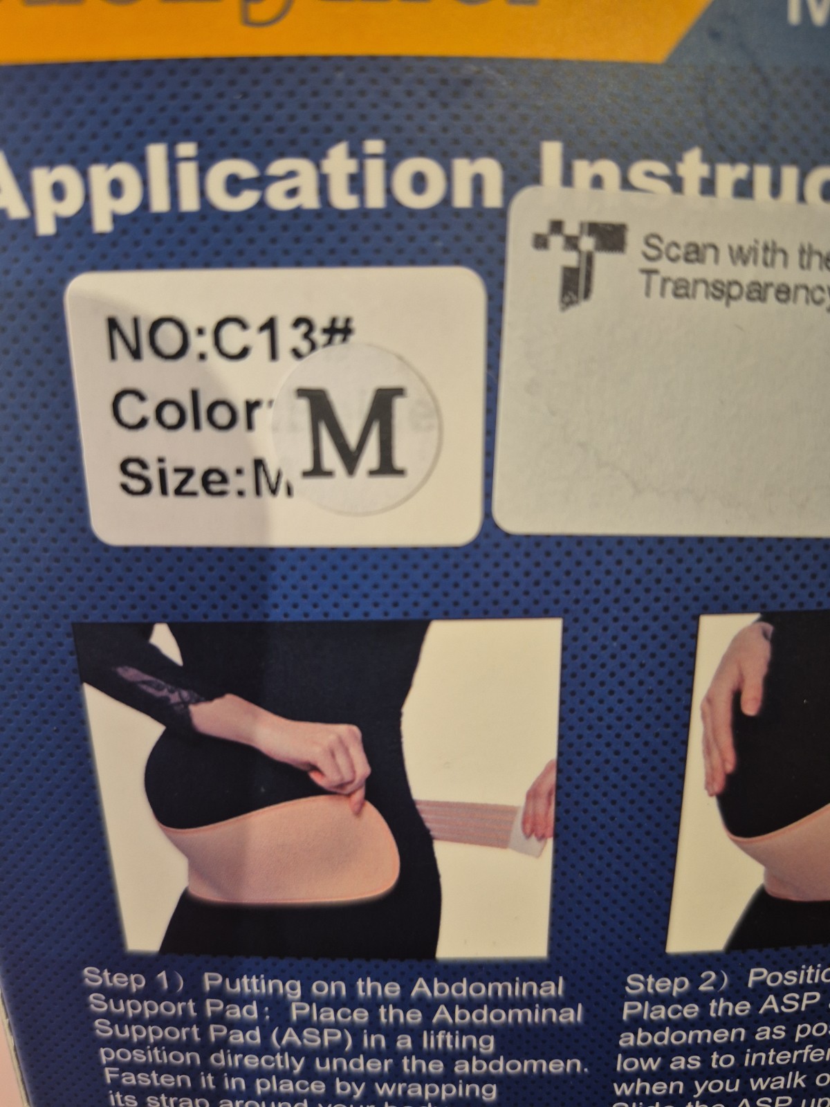 Maternity Support Belt New! Size M