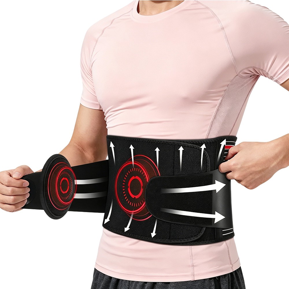 Abdominal Binder Hernia Belt Waist Compression Umbilical Bandage Back Support XL