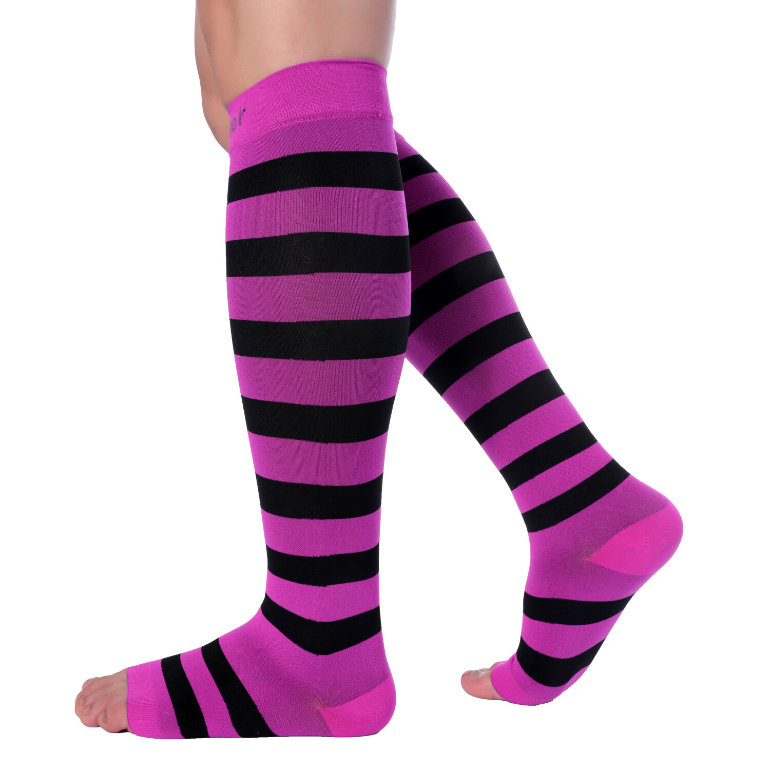 DOC MILLER Socks DE COMPRESION PUNTA ABIERTA 1520mmHg MANGAS PARA DOLOR VARICES