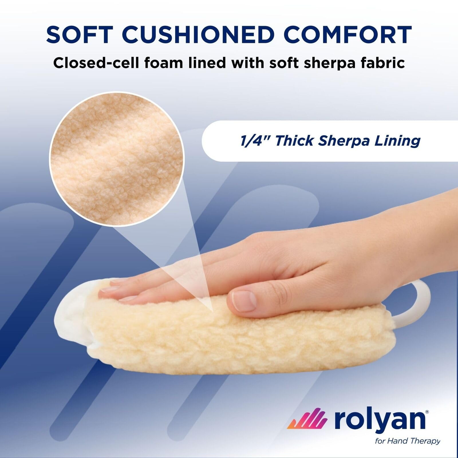 Rolyan – Palm Protector – Right Hand – Single Pack, Soft Standard Glove