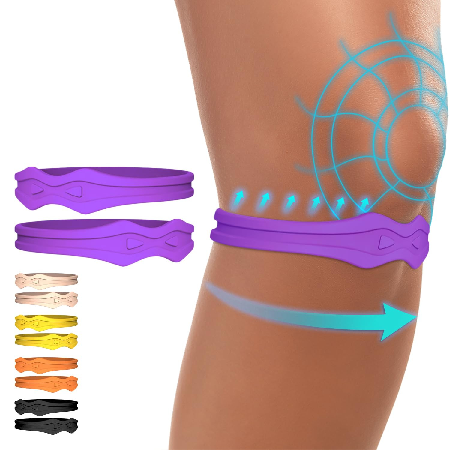 Knee Strap Patella Support: Knee Band for Patellar Tendon Pain Relief – Knee Bra