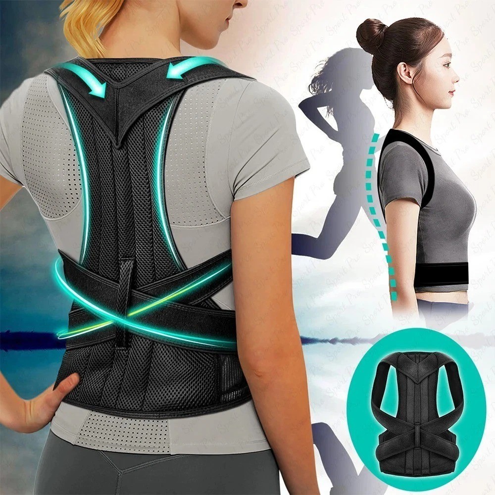 Snoky Posture Corrector for Women and Men, Back Support straightener, Shoulder