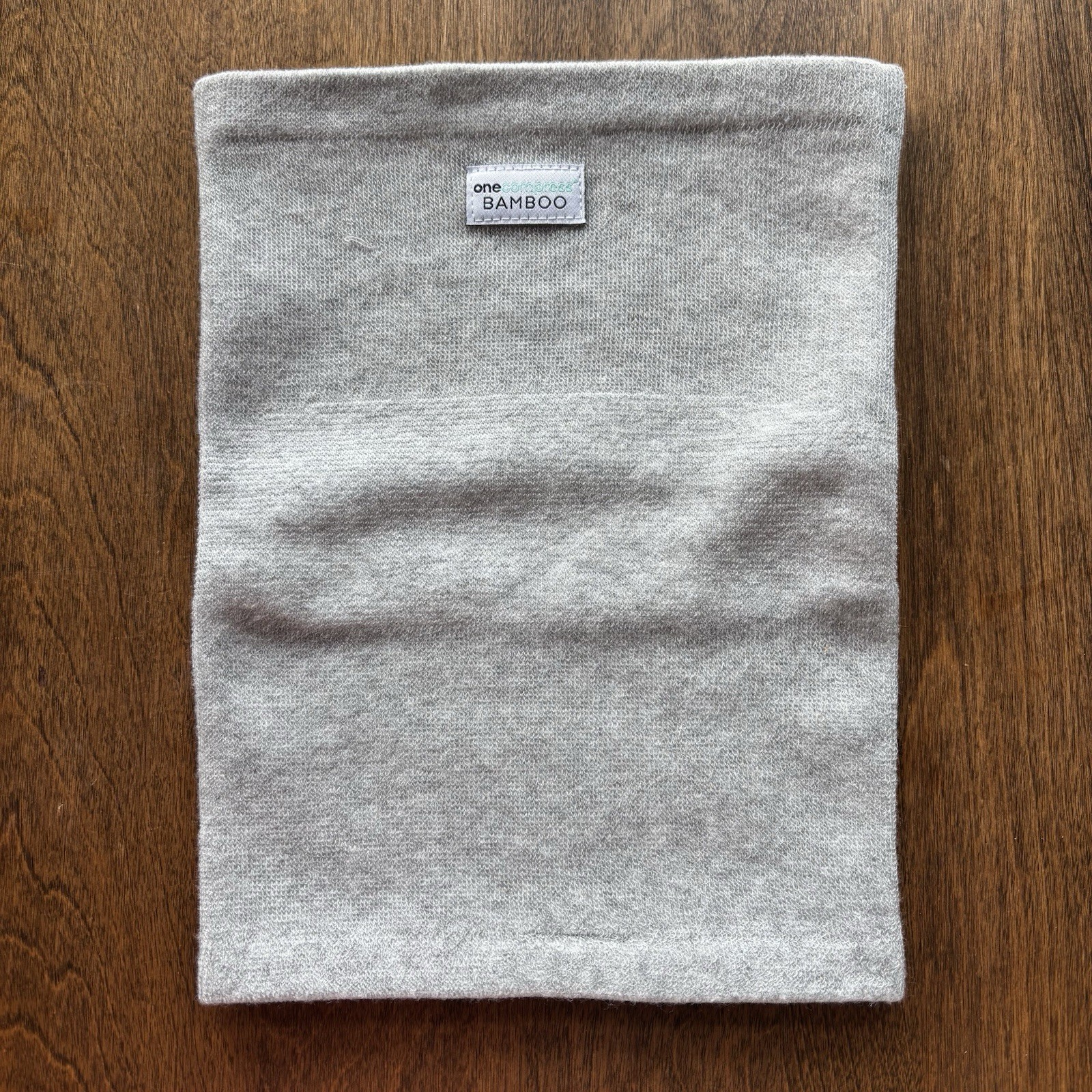 Onecompress Bamboo Knee Compression Sleeve Size 3XL Light Gray Open Box NEW