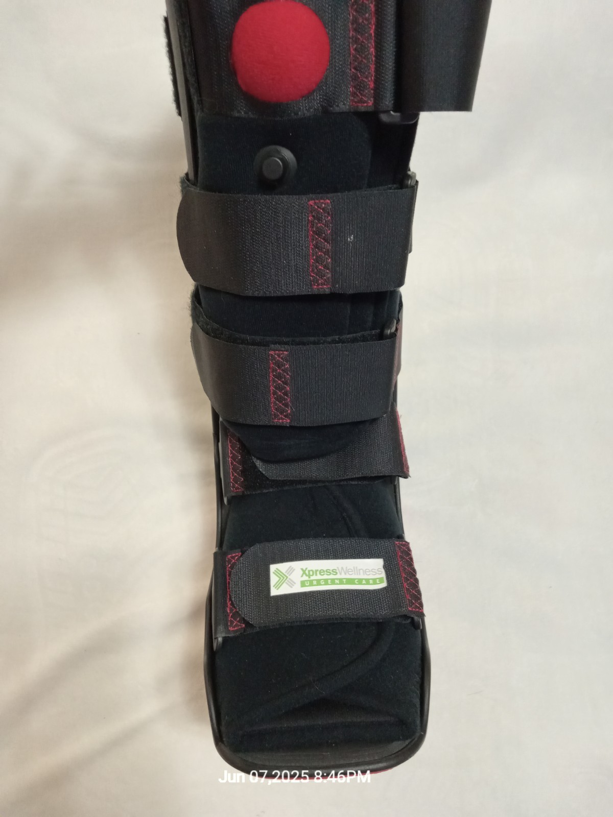 XCeltrax AIR TALL – DJO – DONJOY – Walking Air Boot FooT SIZE- LARGE – Black