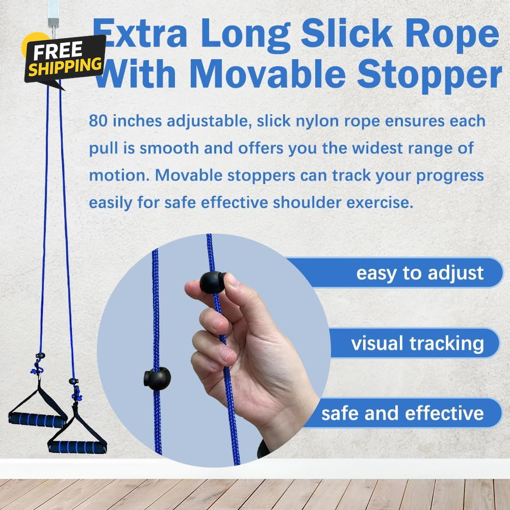 Shoulder Pulley for Physical Therapy, Pulleys for Shoulder Rehab over Door