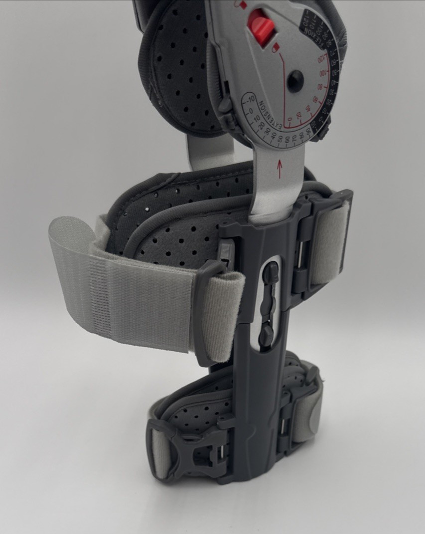ROM Knee Brace Hinged Post Op Support Left Right Universal