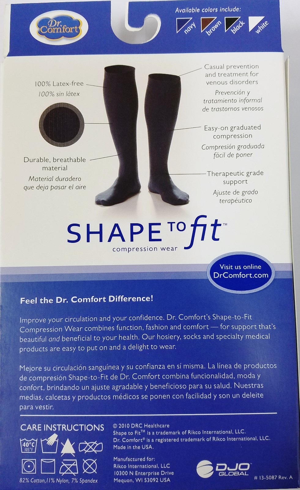 Mens Casual Socks 20-30 mmHg Compression Calf Supports Therapeutic Cotton New