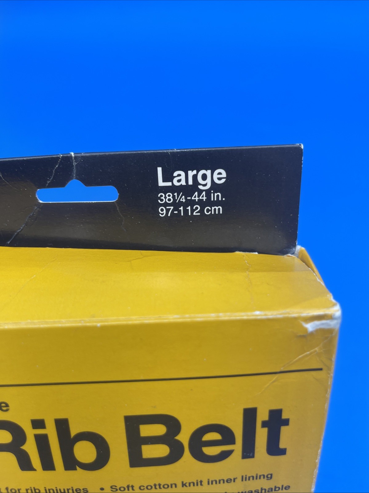 1983 FUTURO Male Rib Belt #002805 Large 38-1/4” – 44” FREE SHIPPING