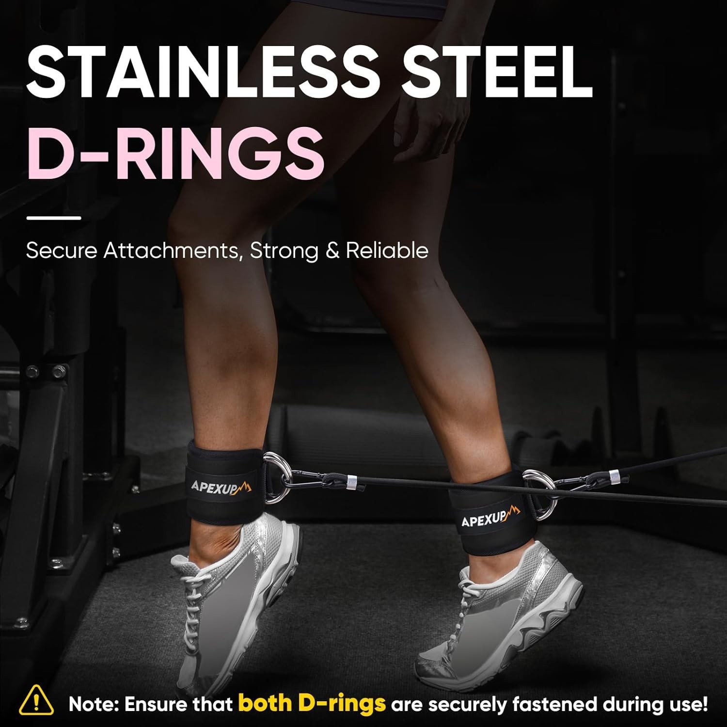 Adjustable Neoprene Ankle Strap for Cable Machines – Perfect for Glute Workouts