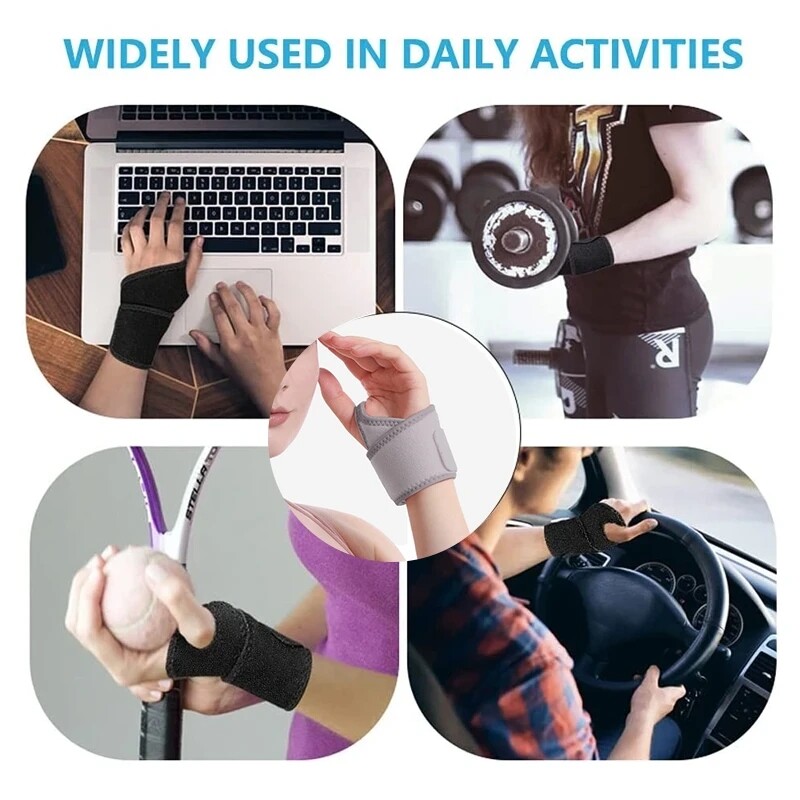 Left Right Wrist Brace Support Sprain Carpal Tunnel Arthritis Compression Wrap