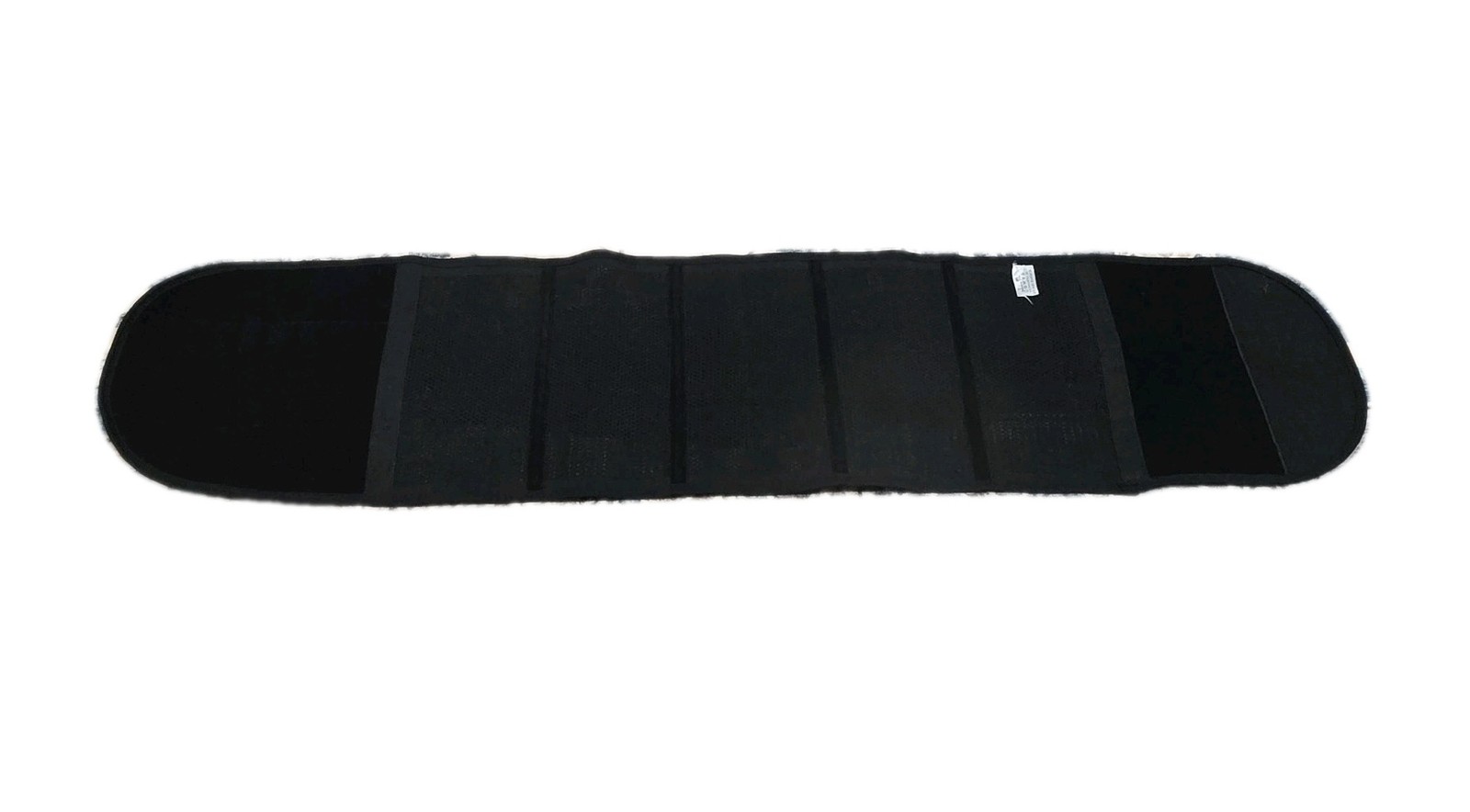 Black Adjustable Back & Waist Compression Support Brace Belt Wrap Size L
