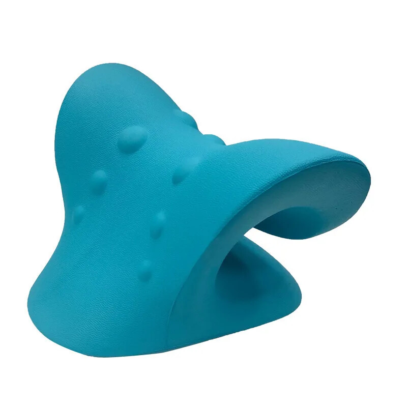 Massage Pillow Neck Shoulder Cervical Chiropractic Traction Device Head Back Rel