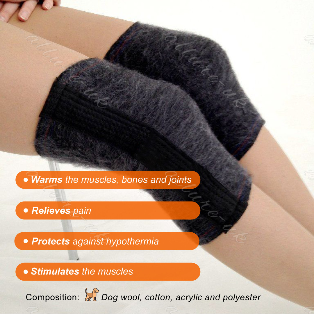 Dog’s wool knee bandage, cover warm belt, support
