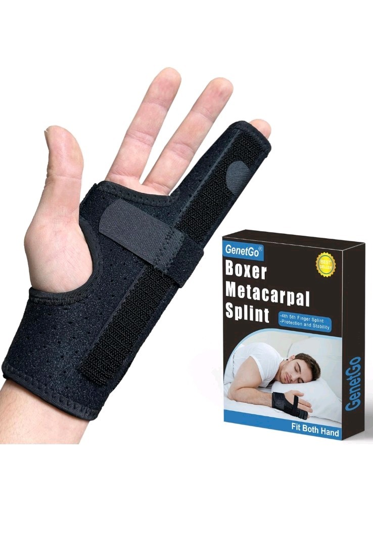 Metacarpal Finger Splint Hand Brace For Boxer Fractures -Fit for Both Hand