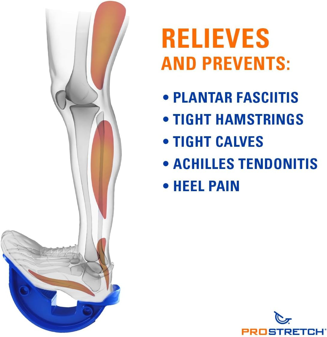 the Original Calf Stretcher and Foot Rocker for Plantar Fasciitis, Achilles Tend