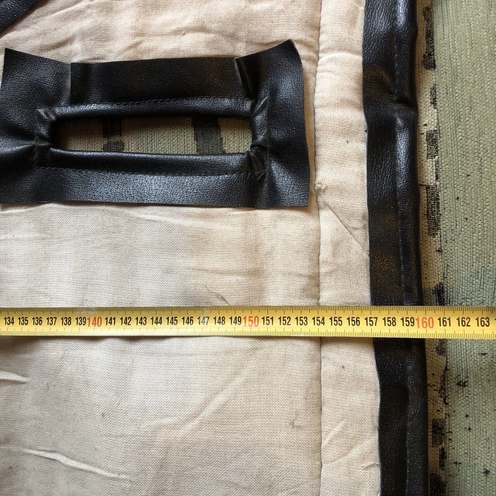 For the lower back, bind those in need. Warm leather blanket with a belt.