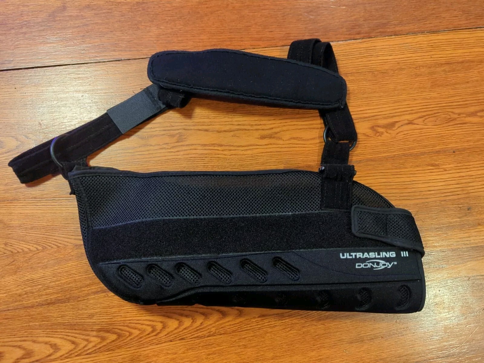 Donjoy Ultrasling III 3 Shoulder Immobilizer Support Sling Size Large Black