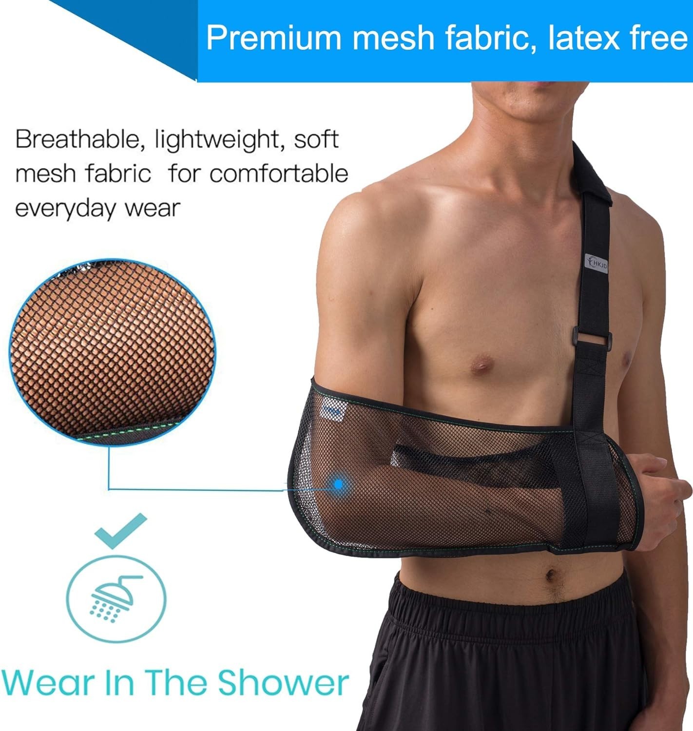 Breathable Mesh Arm Sling – Adjustable Shoulder Immobilizer for Injury Recovery