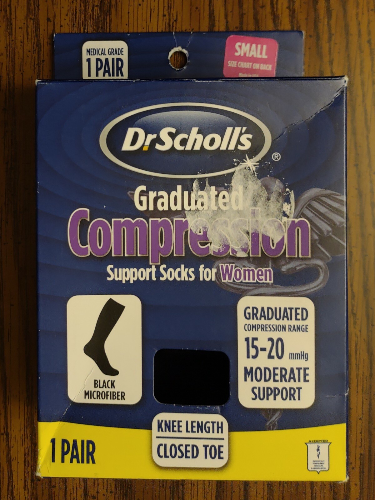 Dr Scholl’s Graduated Compression Knee Length Moderate Women Support Socks SMALL
