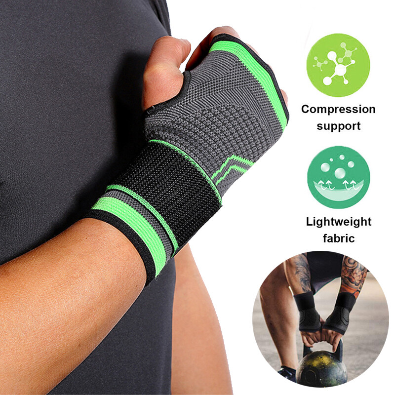 Elastic Compression Wrist Support Brace for Carpal Tunnel Arthritis Sprain Pain