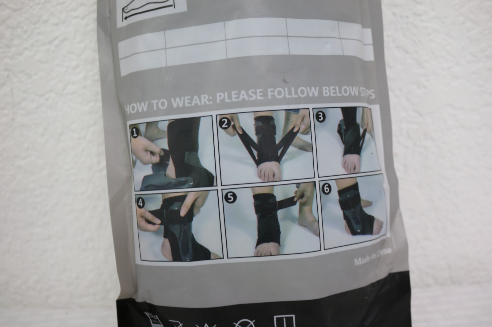 NEW Sports Ankle Brace Adjustable Support for Sprained Ankle Size XL Unisex
