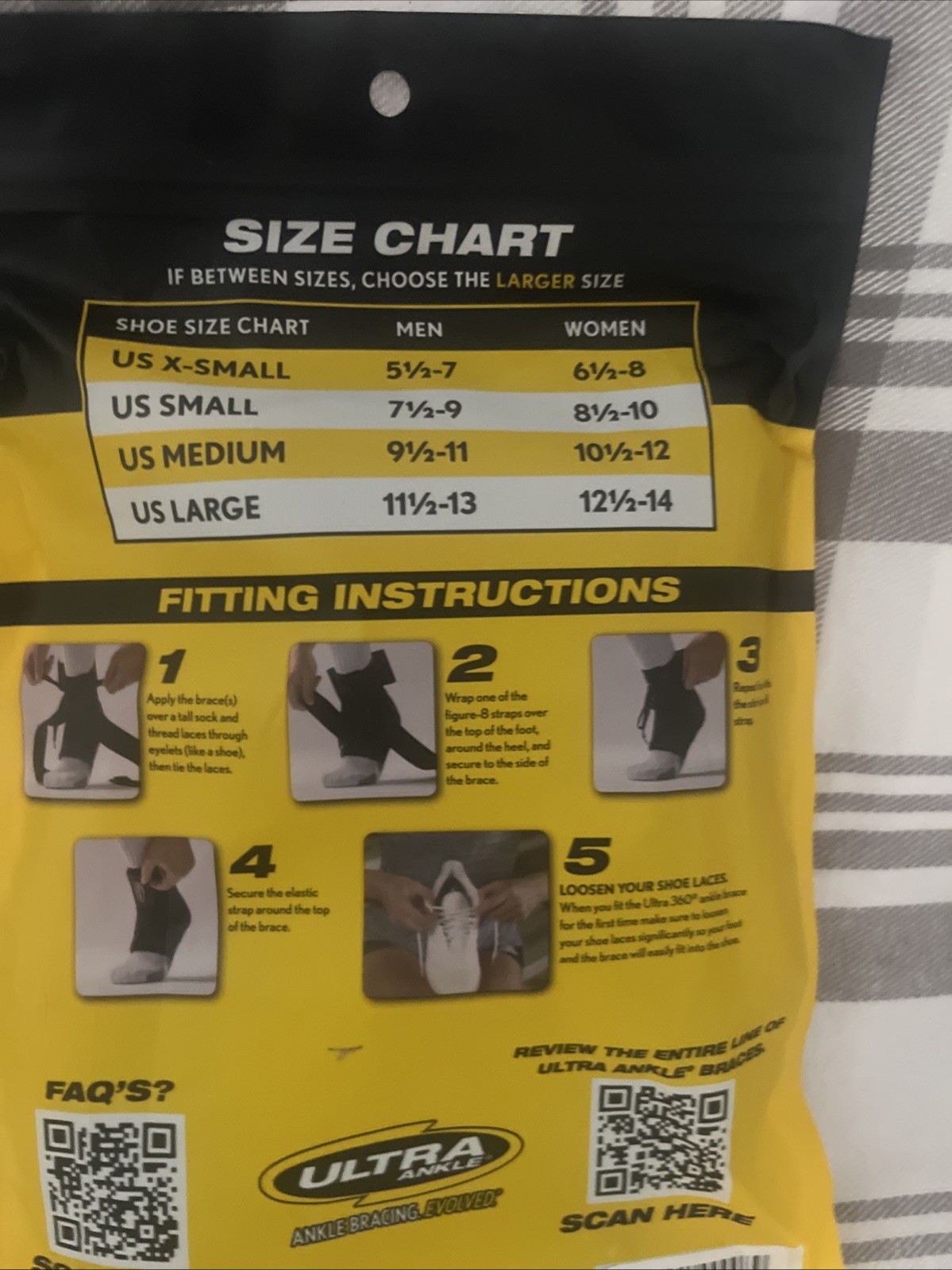Ultra 360° Ankle Brace Small