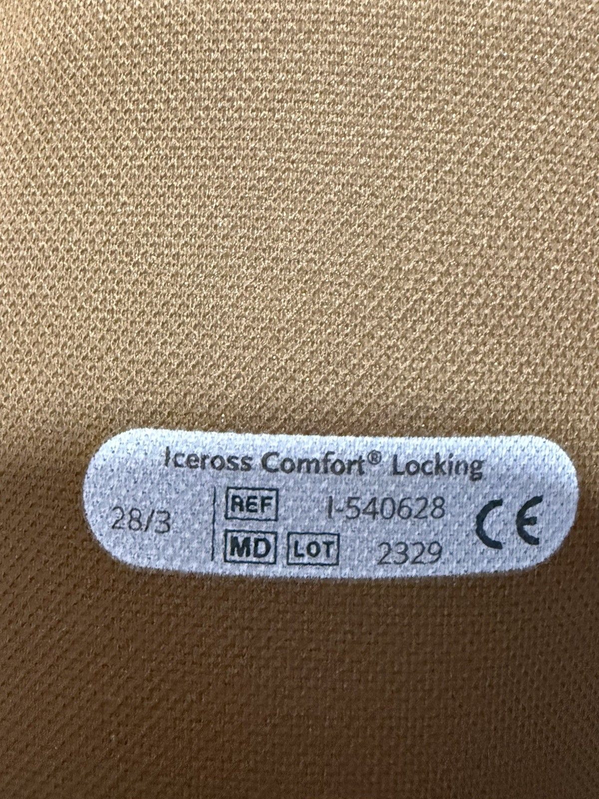 Ossur Iceross Comfort 3mm Silicone Liner Size 28/3 mm