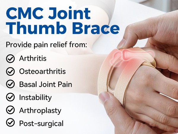 Thumb Support Brace CMC Joint Immobilizer Orthosis Spica Splint Small Right Hand