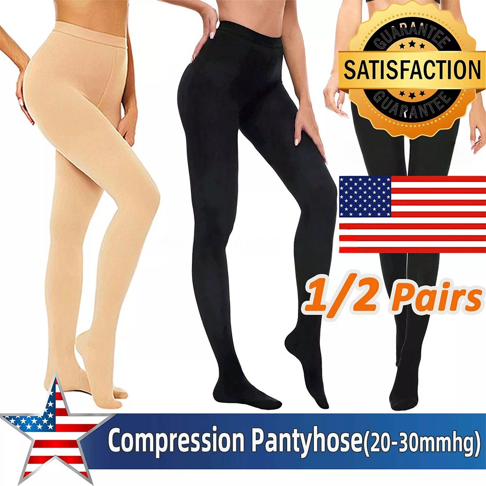 Pantyhose Compression Stockings Support Women Men Nurses Varicose Veins Medical