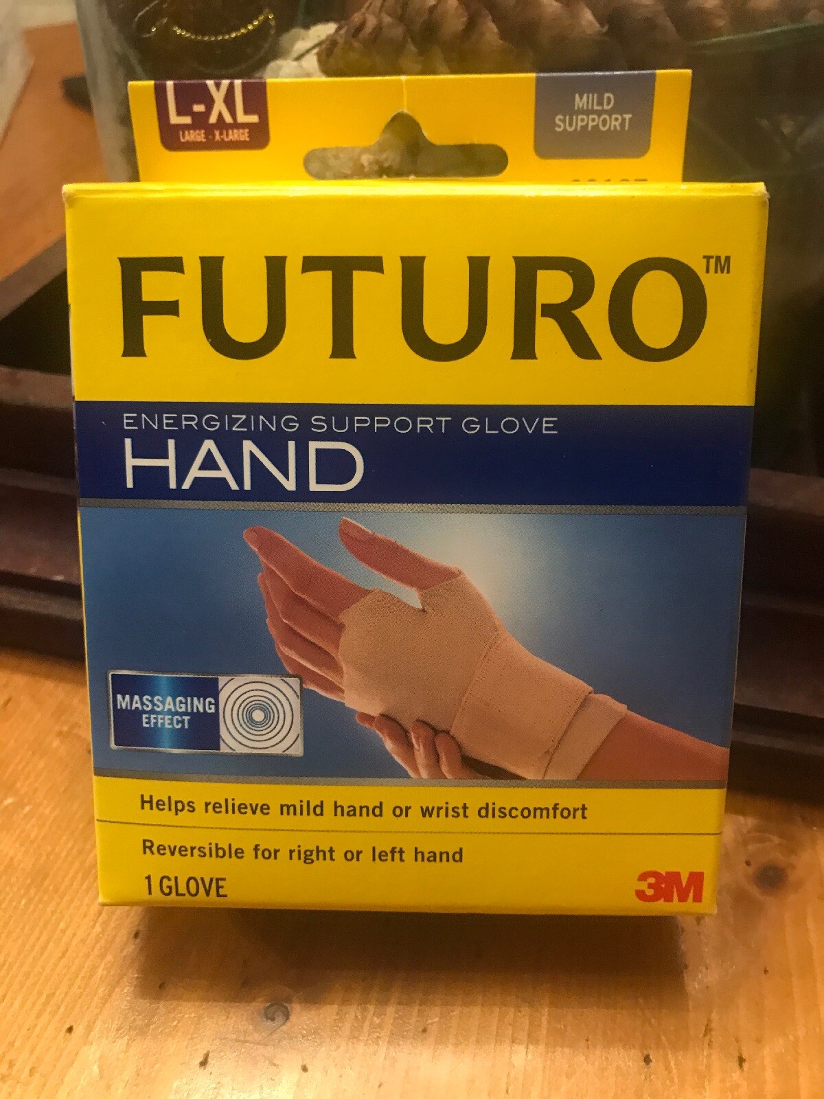 Futuro Energizing Hand Support, Large/XLarge, 1ct 051131200401A562