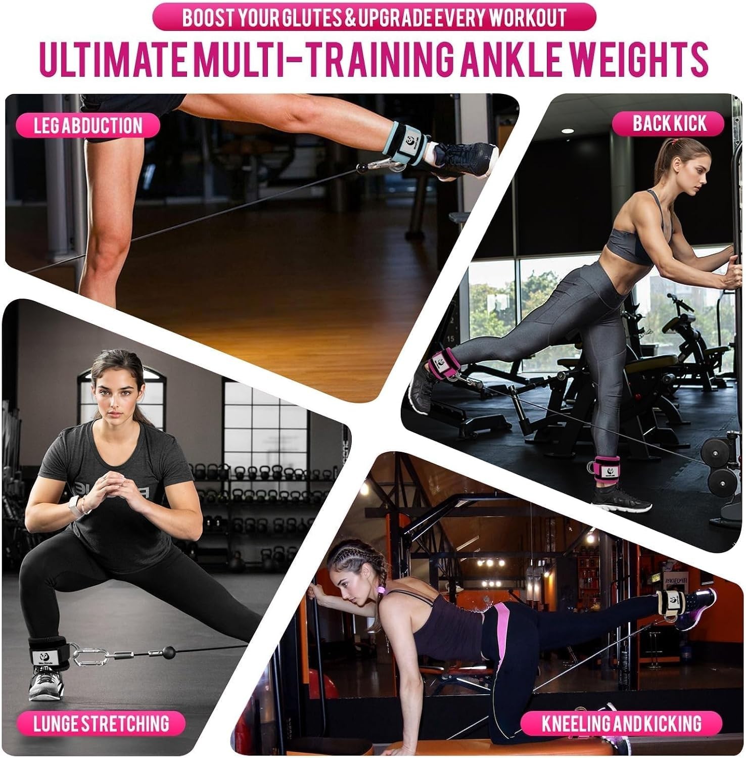 Durable Adjustable Ankle Strap for Cable Machine – Glute & Leg Day Essential