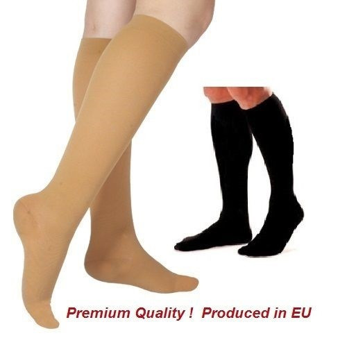New Medical Compression Stockings/Socks Knee High Class II 23-32 mmHg Closed Toe