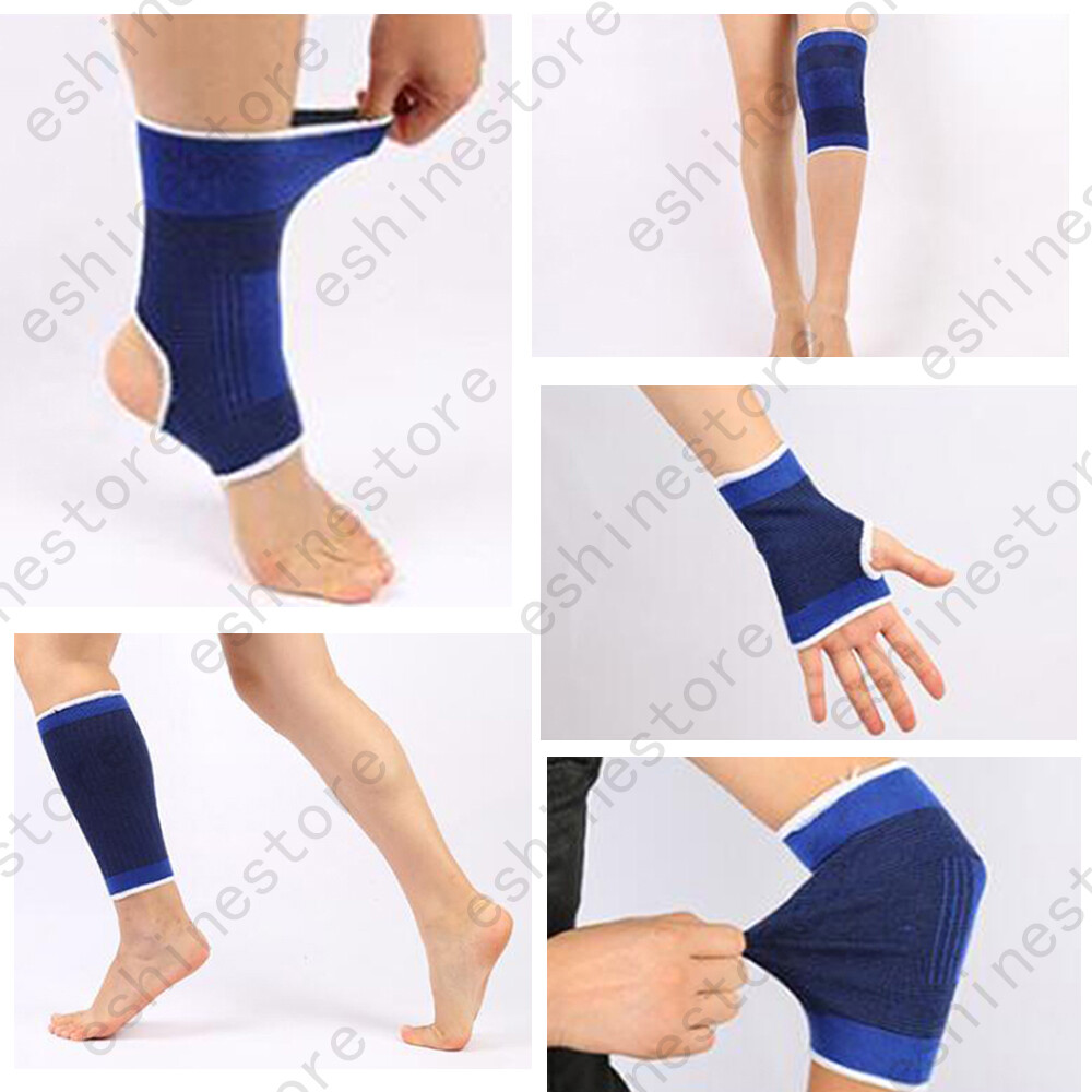 Sports Wear Elbow Ankle Hand Calf Knee Safety Support Tennis Elastic Pain Relief