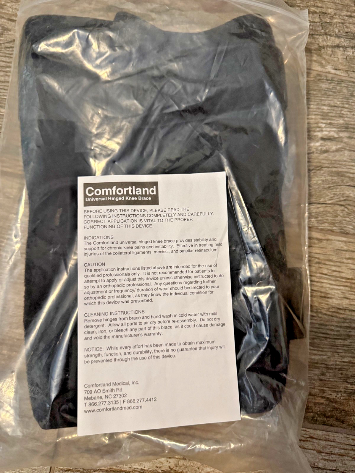 Comfortland CK-110 Universal Knee Brace Hinged / NEW