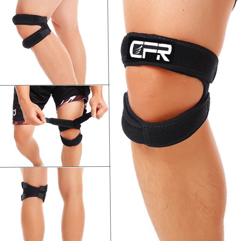 US Dual Patella Knee Strap Brace Belt Support Relief Arthritis Tendon Gel Pad