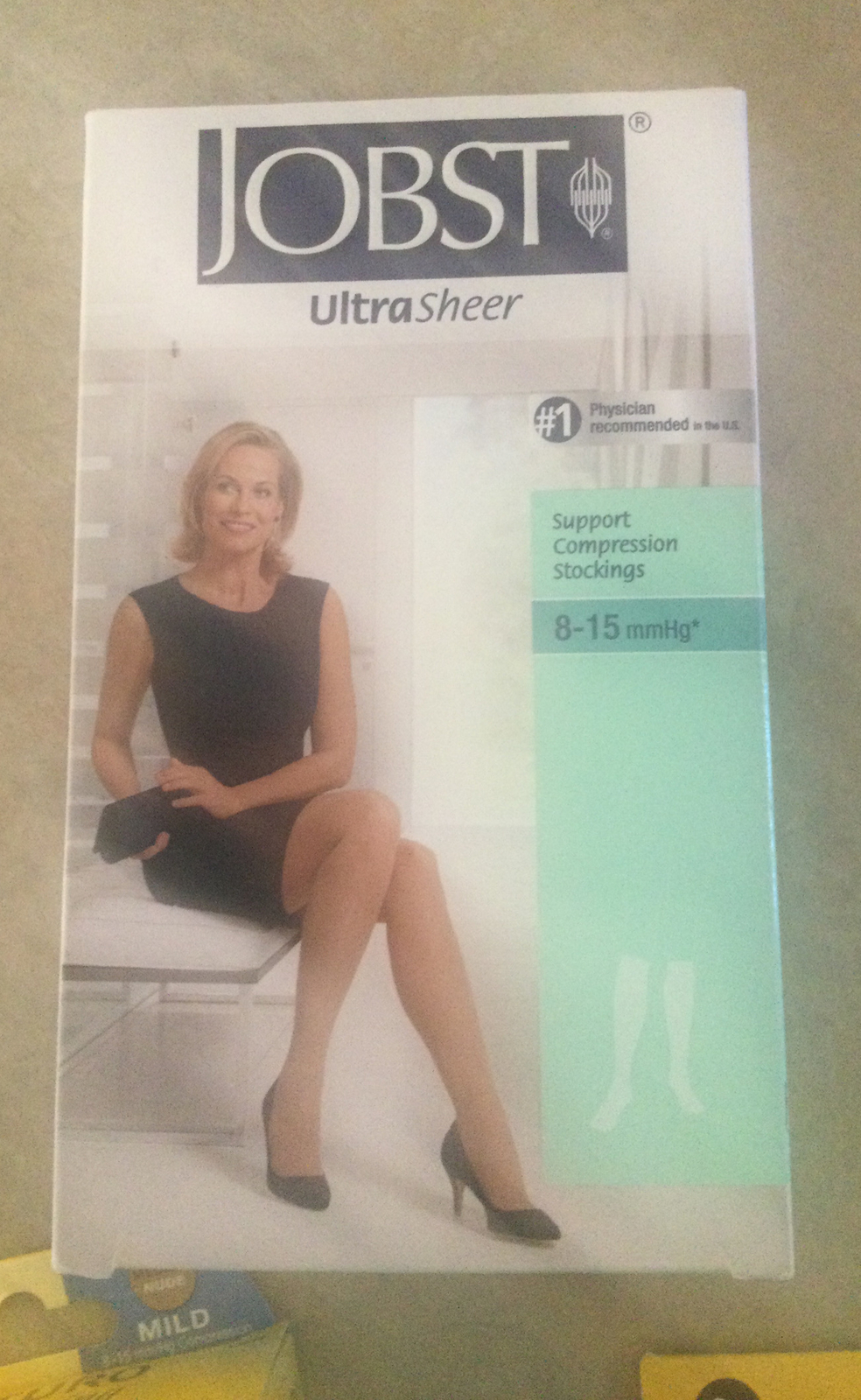 Futuro & JOBST LOT of 3 Ultra Sheer Knee High 8-15 mM Compression SZ MEDIUM M