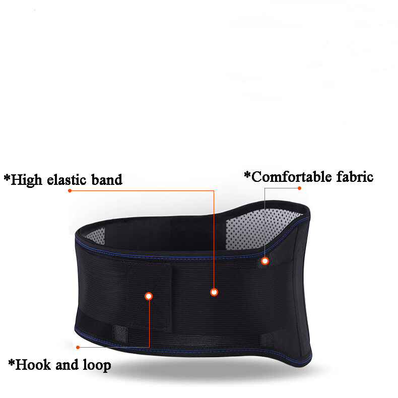 Back Support Belt Adjustable Tourmaline Self-heating Magnetic Belt High Quality