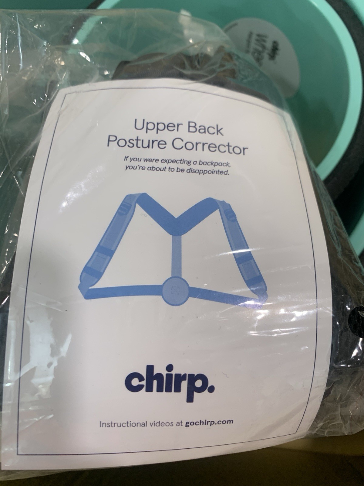 Chirp Upper Back Posture Corrector Unisex Adjustable for Men and Women