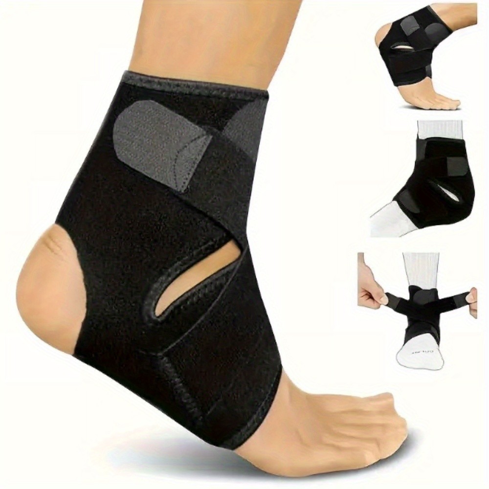 2pcs Ankle Support Braces, Polyester, with Adjustable Buckle Breathable Achilles