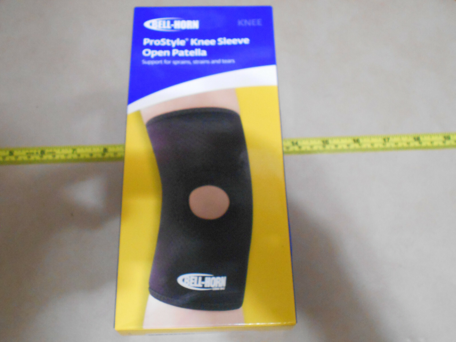NEW Bell-Horn ProStyle Knee Sleeve Open Patella Support Strain Remedy XXXL Size