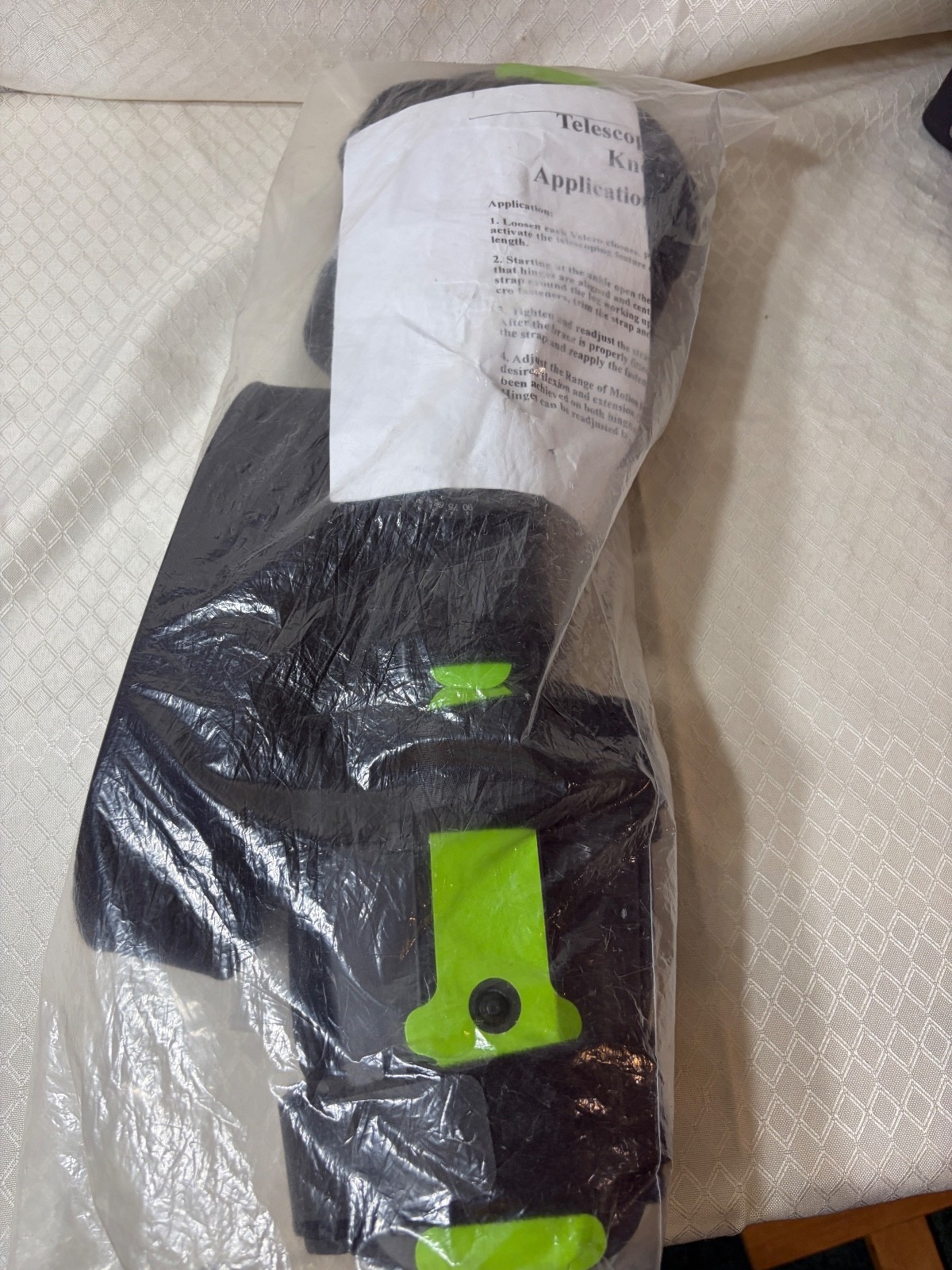 New! Telescoping ROM Post-Operative Knee Brace ACL Hinged 10950 Fits Most Adults