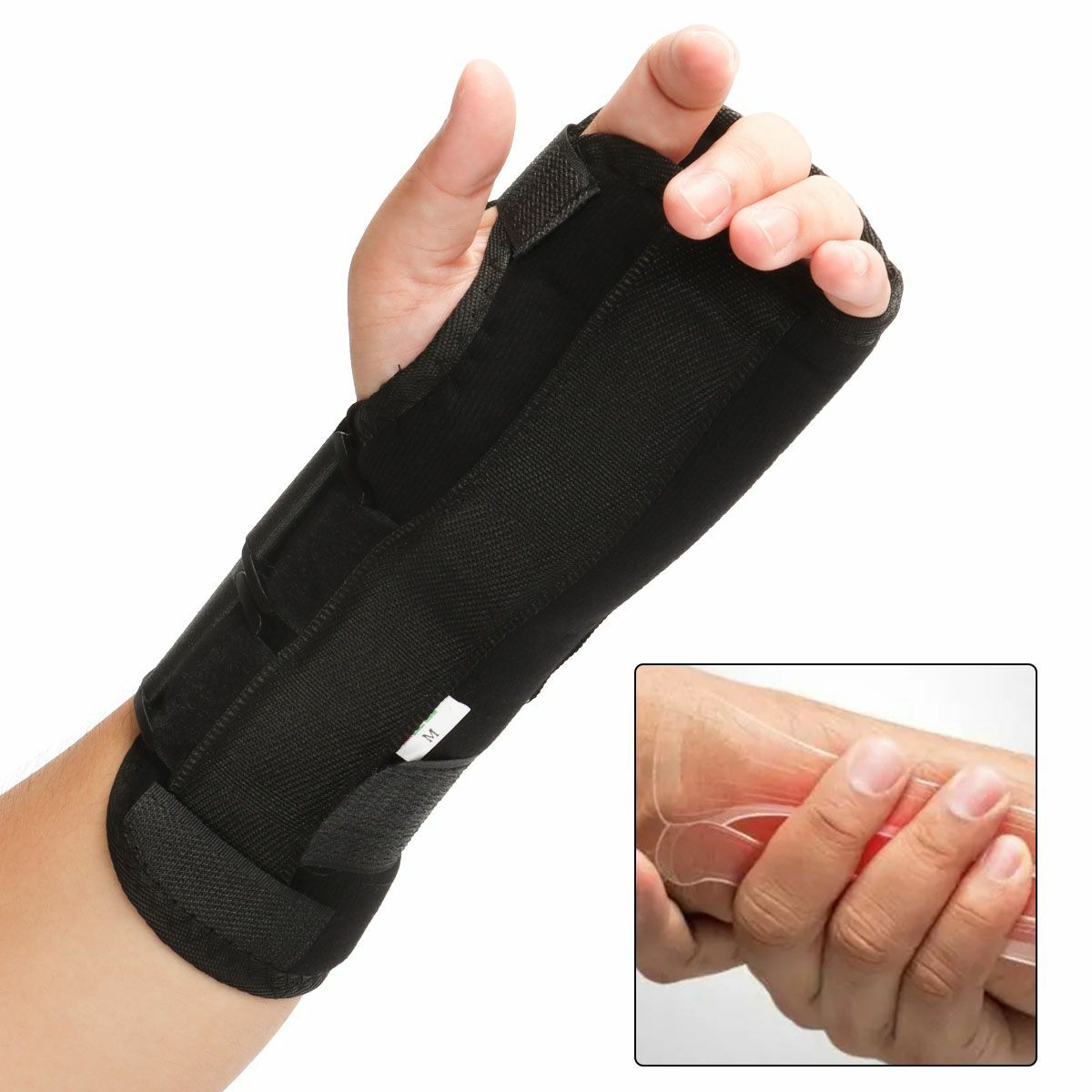 Right/Left Wrist Support Brace Night Sleep Relief Carpal Arthritis Size S M L