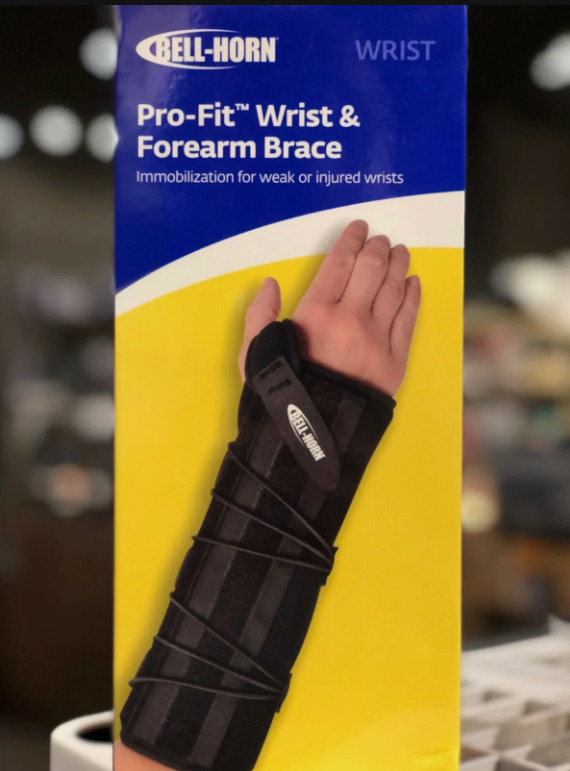 Bell-Horn Pro-Fit Wrist & Forearm Brace Left Hand Universal One Size