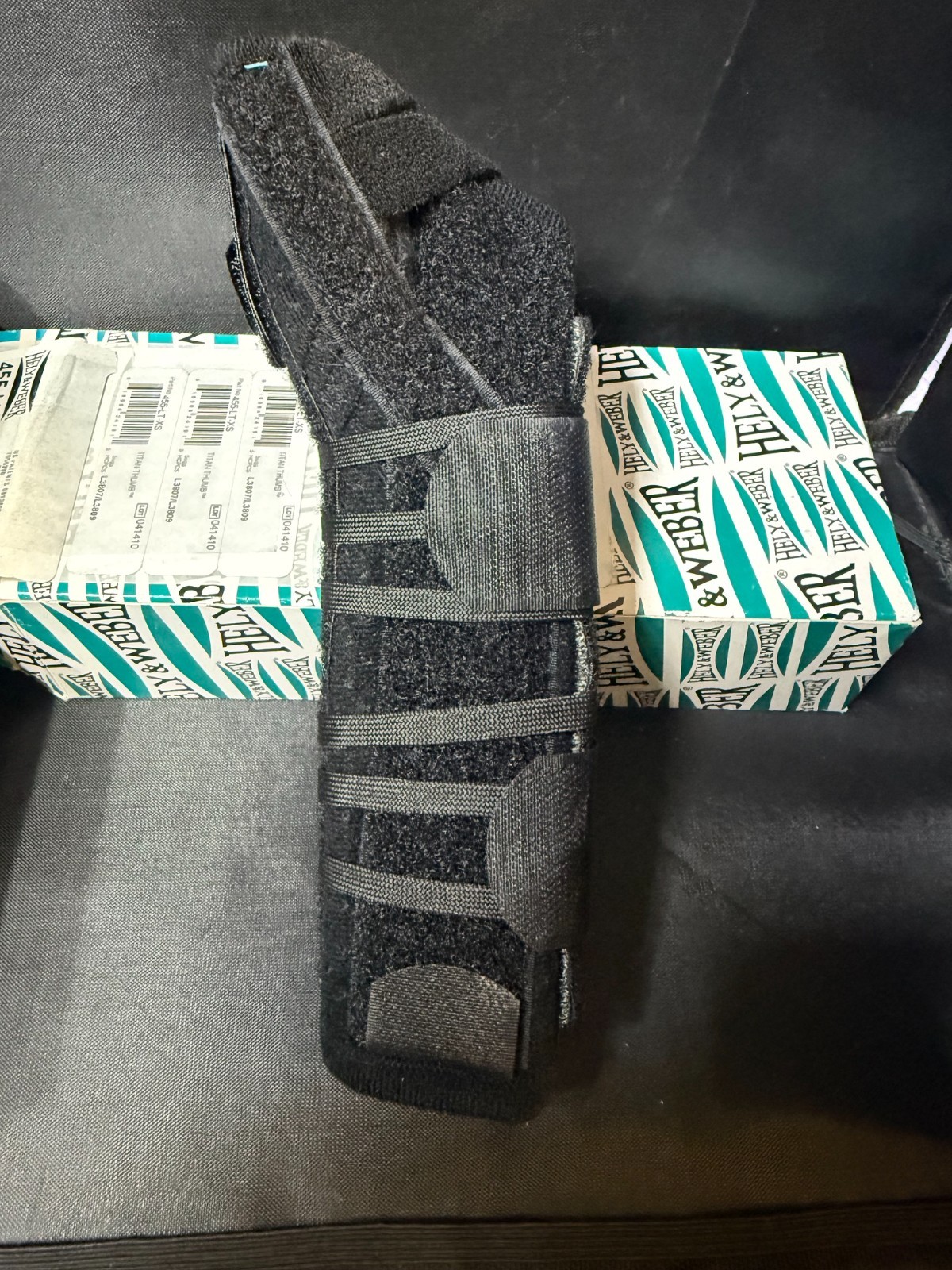 Hely & Weber XS Titan Thumb Wrist Brace 455-LT Black 618984241915 L3807/L3809