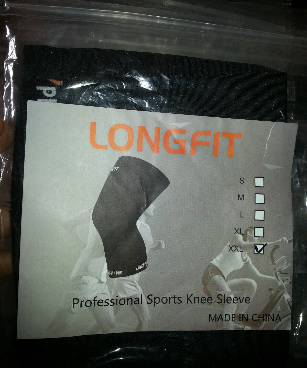 BRAND NEW – LONGFIT PROFESSIONAL SPORTS KNEE SLEEVE. SIZE xxl