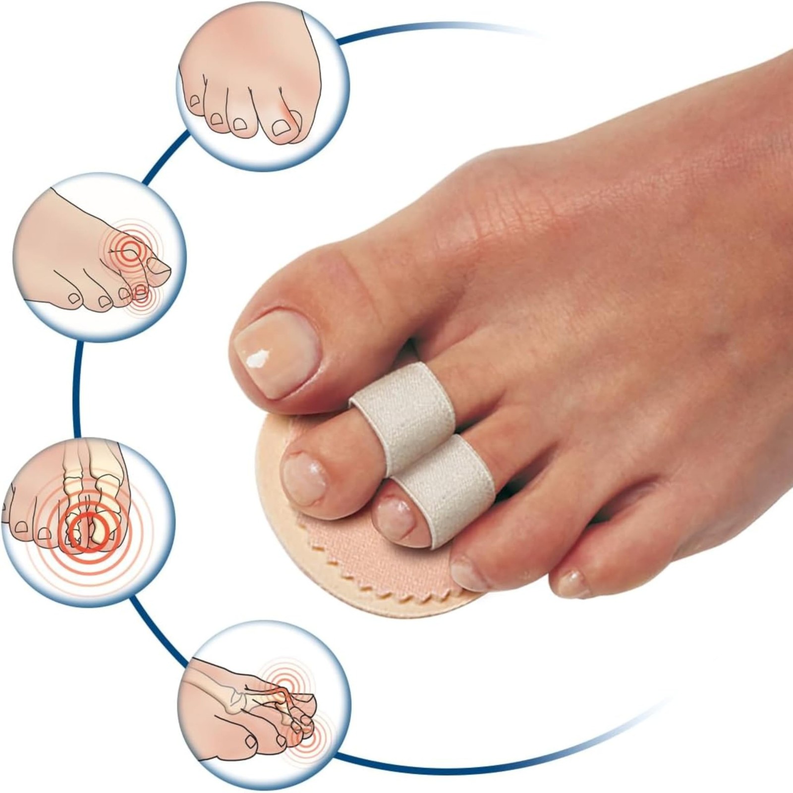 Double Toe Budin Splint Straightener