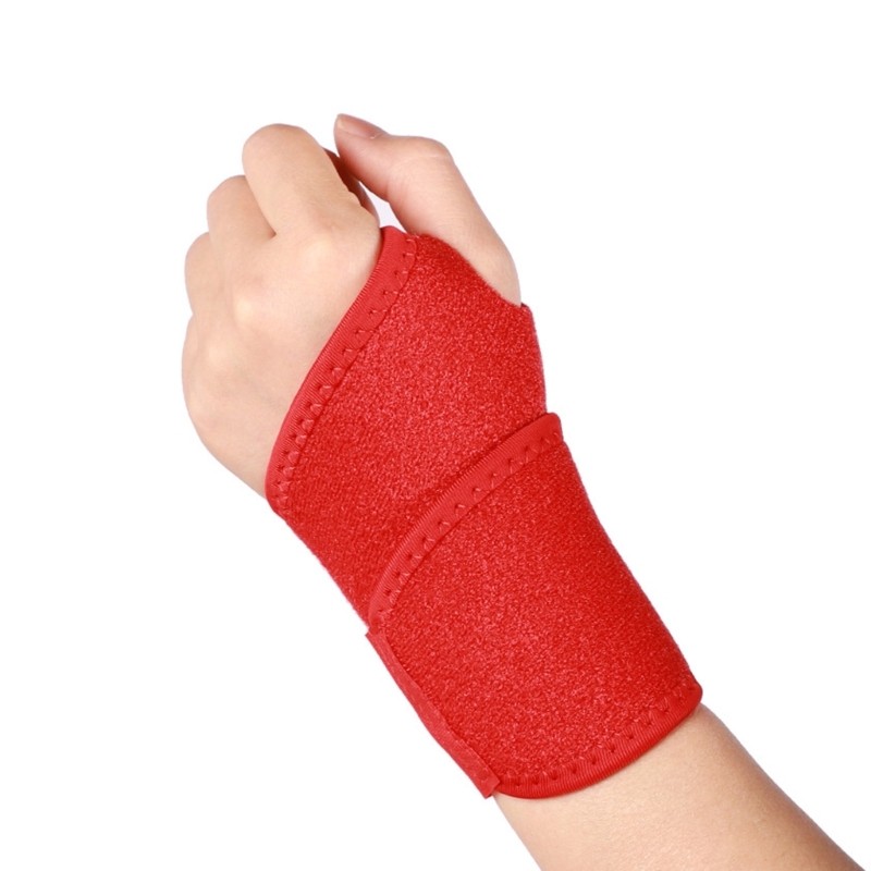 Elastic Wrist Brace Adjustable Wrist Compression Wrap for Gym Fitness Badminton