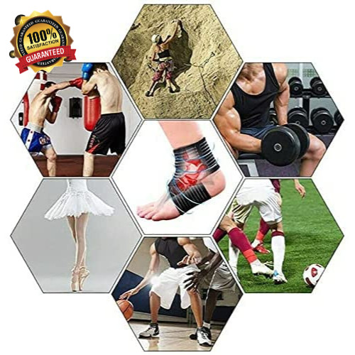 BANWMEN Elastic Lower Leg Calf Compression Support Bandage Sleeve Wrap for Women