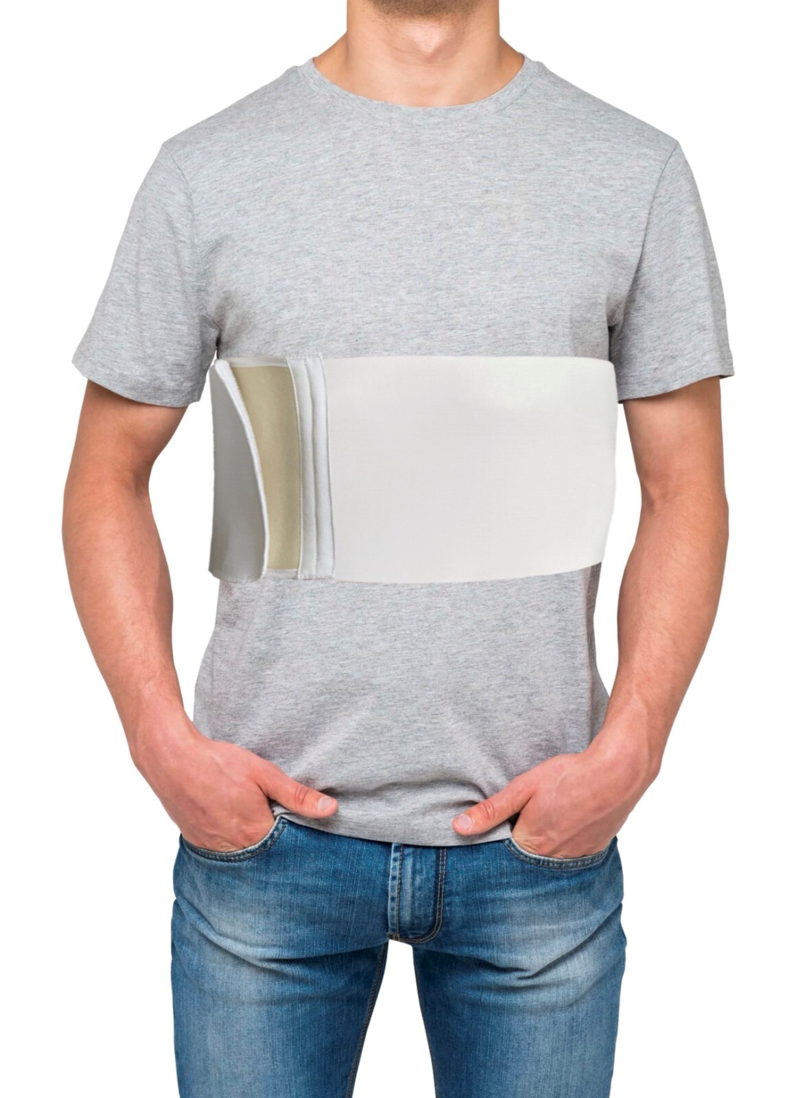 FLEXAMED MEN’S RIB BELT 6 OR 8 INCH | INJURED RIB CAGE, BROKEN RIB PAIN