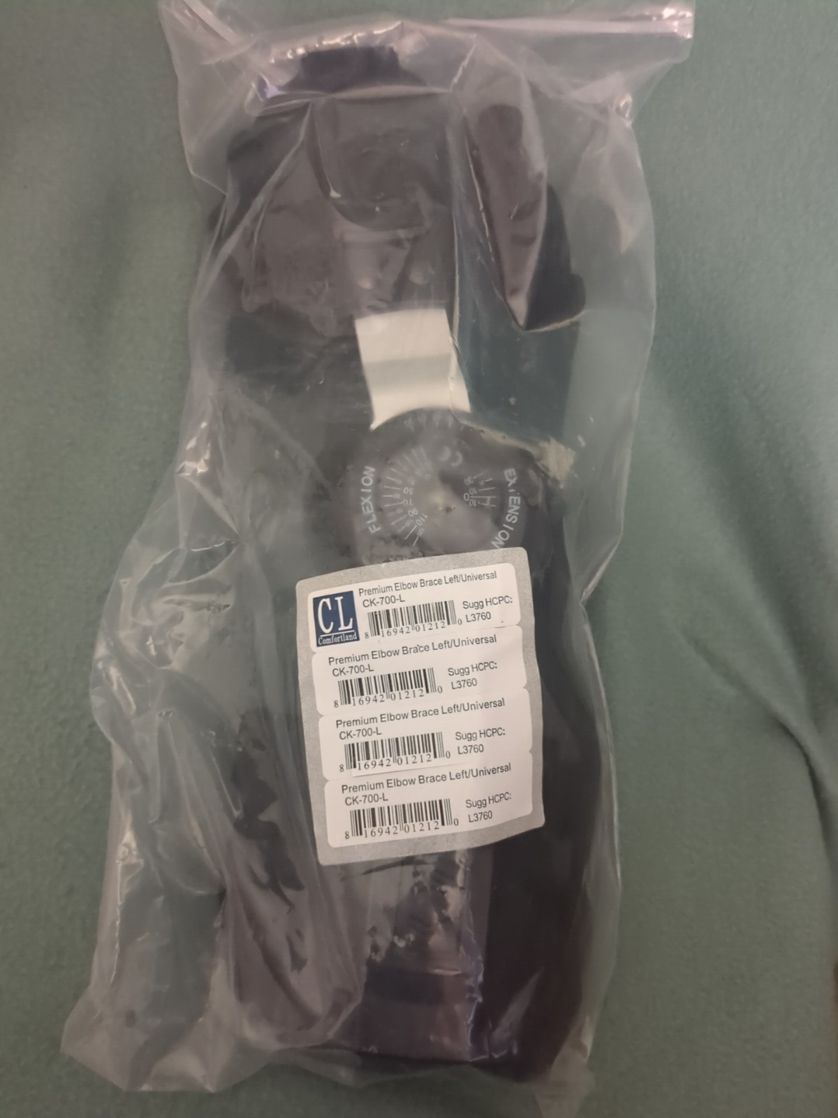 Comfortland CK-700-L Premium Elbow Arm Brace Left Universal L3760 Brand New